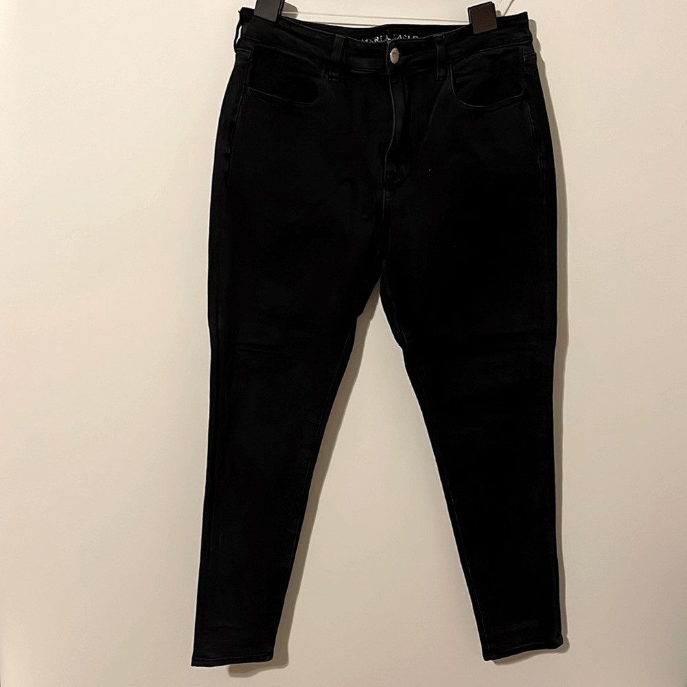 American Eagle 360 Super Stretch black jeans